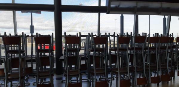 Caution about COVID-19 meant reduced service at this En Route centre along Highway 401 in Ontario