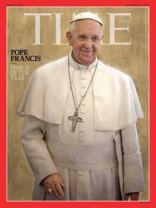 Pope Francis, Time magazine's Person of the Year in 2013