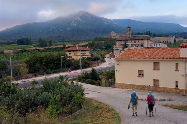 Mount Monjardin in Navarre's vineyard region 