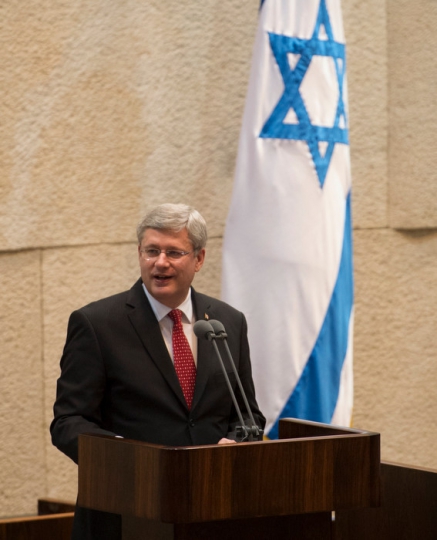 Stephen Harper addresses Israeli Knesset 