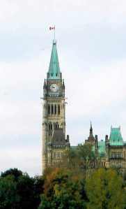 Peace Tower in Ottawa. Dennis Gruending photo 