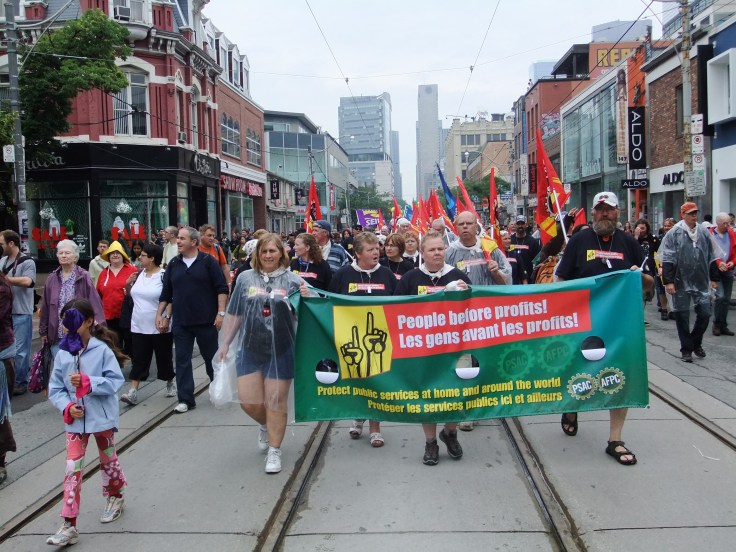 Unins benefit society so Canada’s workers can walk proudly on Labour Day. 