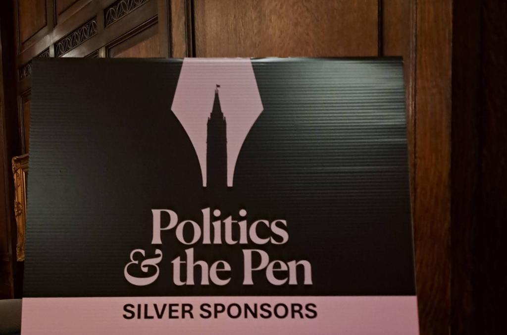 Image of Politics & the Pen fundraising event at the Chateau Laurier Hotel in Ottawa